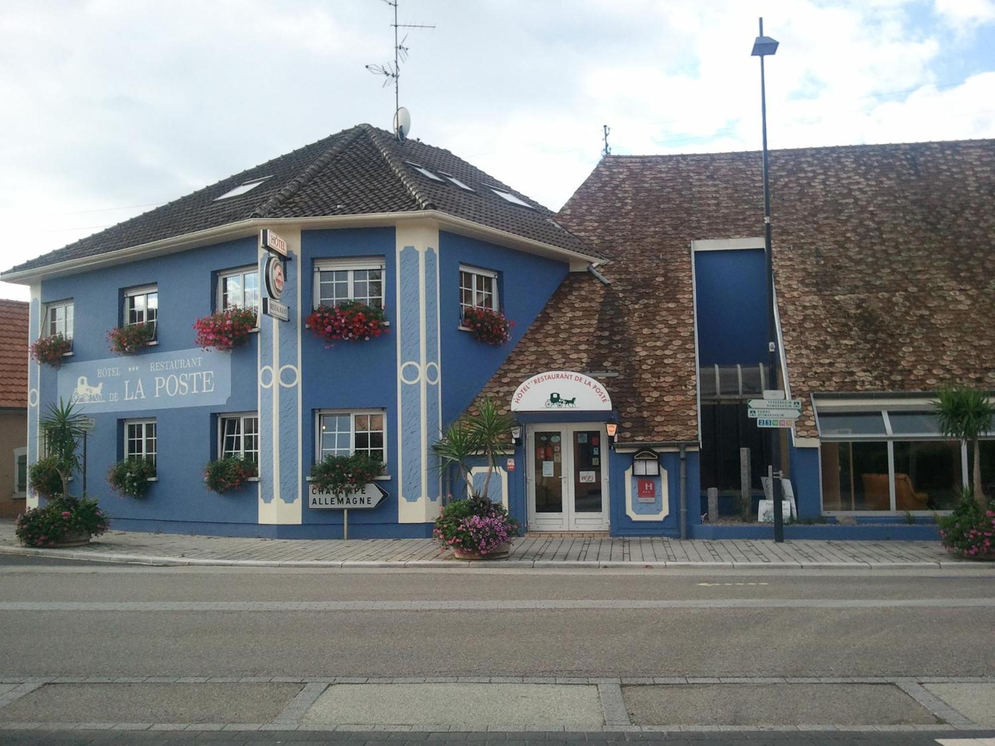 Hotel Restaurant De La Poste Mulhouse Ottmarsheim Bantzenheim Экстерьер фото