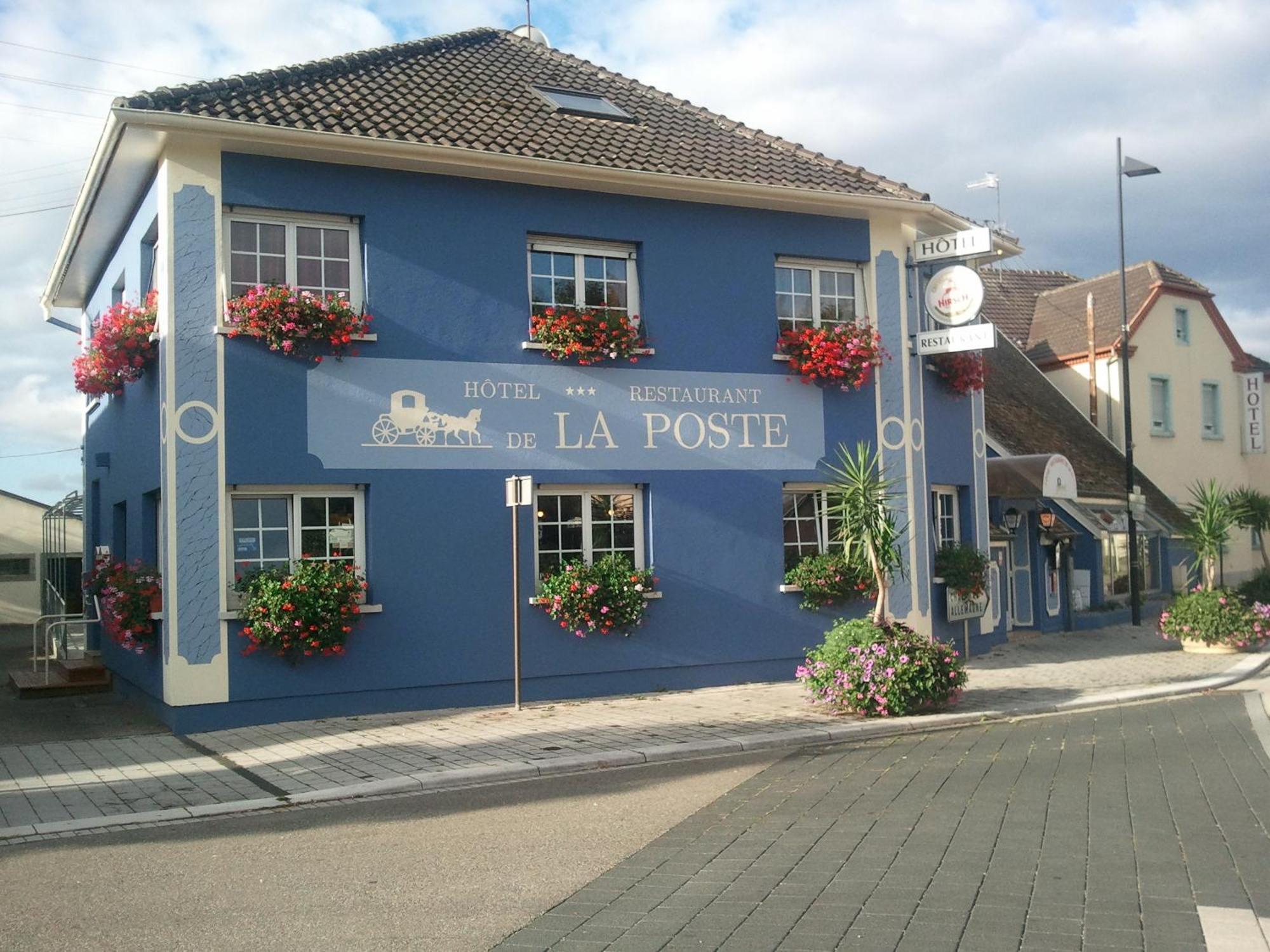 Hotel Restaurant De La Poste Mulhouse Ottmarsheim Bantzenheim Экстерьер фото